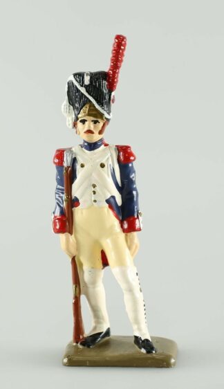 Napoléon, Figurine en métal, Grenadier à pied de la garde, 1/32