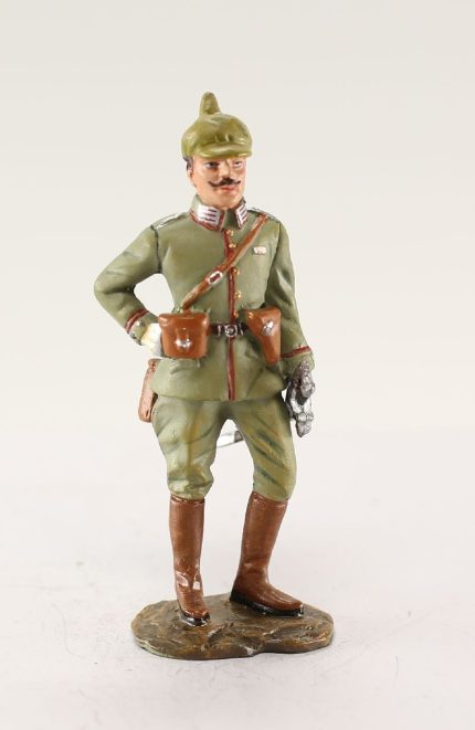 Sous-lieutenant de la garde prussienne 1914 : 1st World War : Figurine en métal 1/30