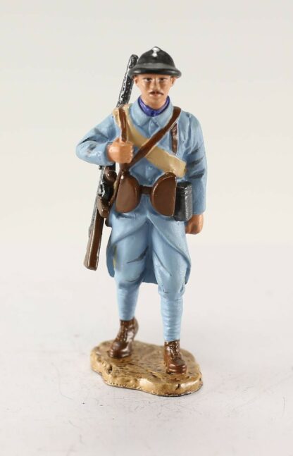 Tireur français au FM, 1st World War 1917 : Figurine en métal 1/30