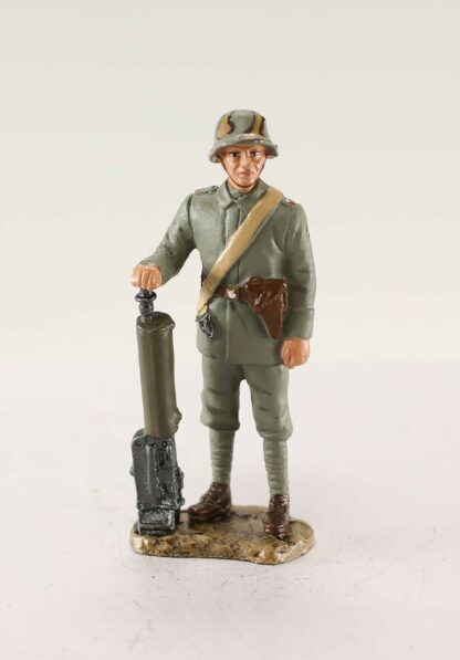 Mitrailleur allemand 1917 : 1st World War : Figurine en métal 1/30