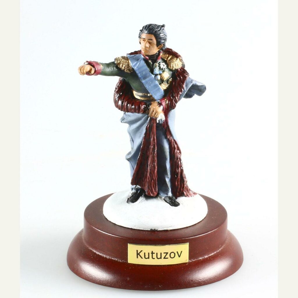 Napoléon, Figurine en métal, Général Kutuzov, 1/32