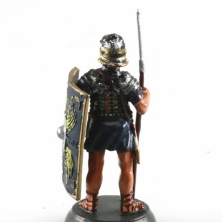 Soldat Romain avec bouclier carré : Rome et ses ennemis : Figurine en métal 1/32-2