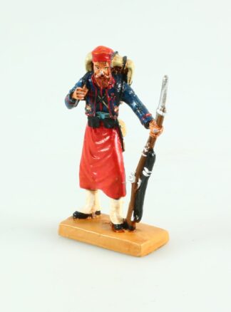 Napoléon, Le zouave de 1857 : Figurine en métal 1/32