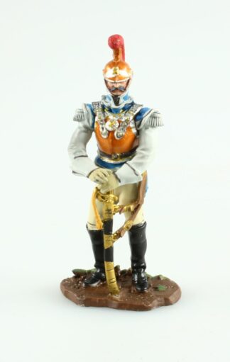 Napoléon, Figurine en métal, Officier supérieur, Carabiniers à Cheval, 1812, 1/32