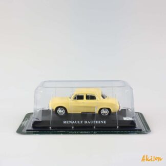 Renault Dauphine jaune : Voiture miniature 1/43