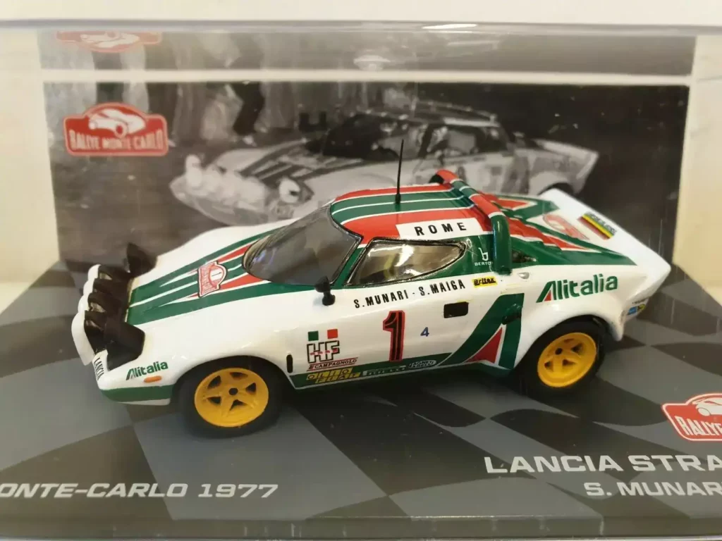 Miniature Lancia Stratos 1977 Monte Carlo 1/43