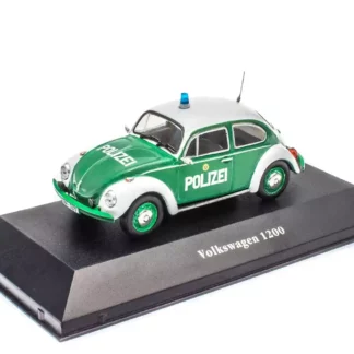 Miniature Volkswagen Beetle 1977 police 1/43