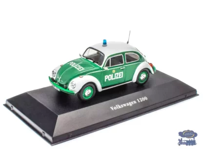 Miniature Volkswagen Beetle 1977 police 1/43