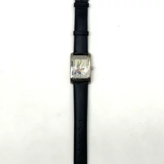 montre-tex-avery-the-wolf-bracelet-cuir-noir-a