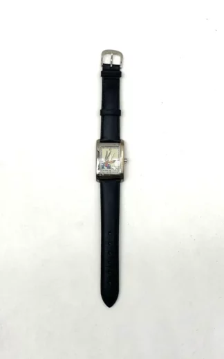 montre-tex-avery-the-wolf-bracelet-cuir-noir-a