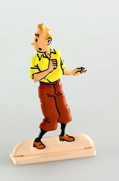 Tintin – Le secret de la licorne – Figurine “Relief” en métal