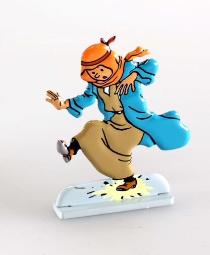 Tintin au pays de l'or noir : Figurine en métal