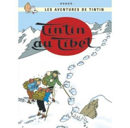 Tintin au Tibet Affiche offset
