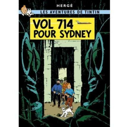 Tintin Vol 714 pour Sydney Affiche offset