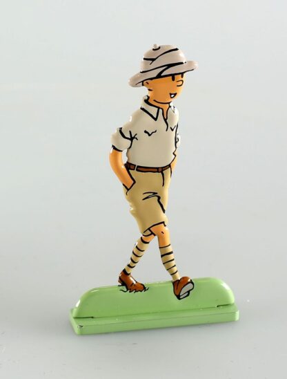 Tintin au Congo : Figurine en métal