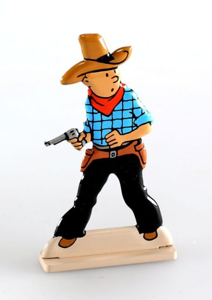 Tintin en Amérique : Figurine en métal