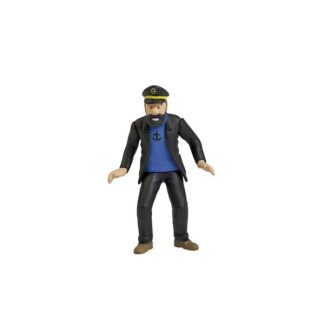 Tintin, Figurine plastique, Haddock au rallye (9 cm)