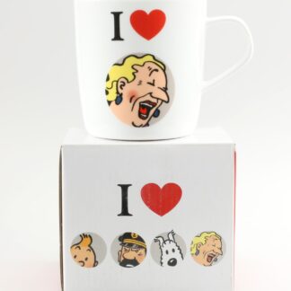 Tintin Mug en céramique : I love Castafiore