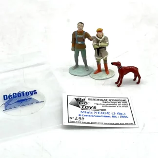 Figurines Neige métal Trace chien Northam Decotoys