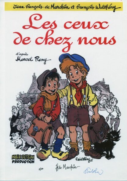 Walthery, Affiche offset publicitaire signée, Les ceux de chez nous