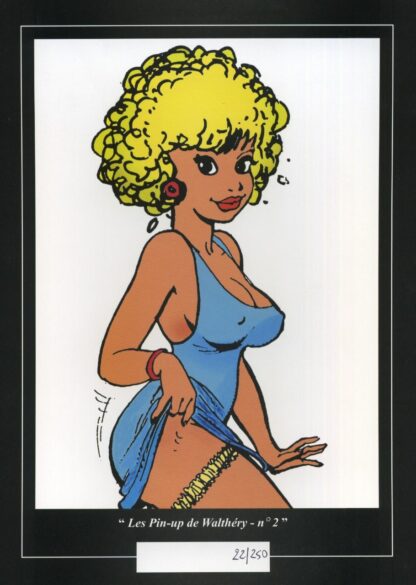 Walthéry, Ex-libris offset, Pin-up n°2