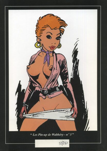Walthéry, Ex-libris offset, Pin-up n°3