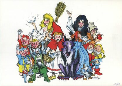 Walthéry, Ex-libris offset, Contes pour enfants