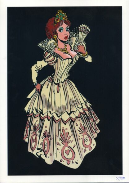 Walthery : Ex-libris offset : La Reine