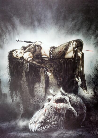 Royo, Affiche offset, The Orc Cementery