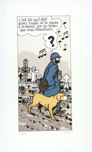 Tardi, Sérigraphie signée, Le Dernier Assaut