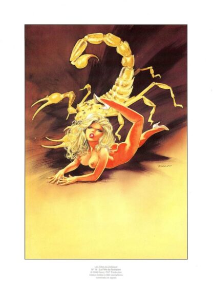 Dany, Affiche offset, les Filles du Zodiaque, La Fille du Scorpion