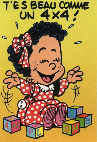 Bd de BB, Didgé, Carte postale, T'es beau comme un 4X4 !