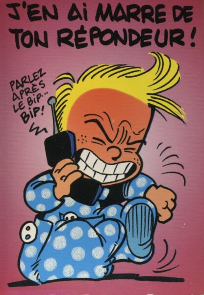 Bd de BB, Didgé, Carte postale, J'en ai marre de ton répondeur