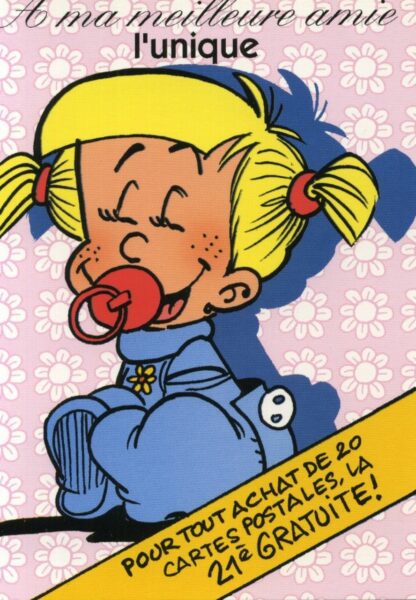 Bd de BB, Didgé,  Carte postale, A ma meilleure amie l'unique