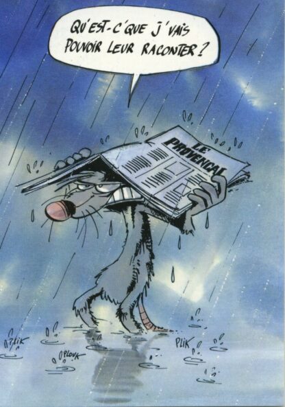 Les Rat's, Ptiluc, Carte postale, Qu'est ce que j'vais pouvoir leur raconter ?