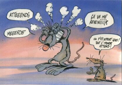 Les Rat's, Ptiluc, Carte postale, Atteeends... Ca va me reveniiiir...     Un p'tit effort quoi ! tout le monde attend !