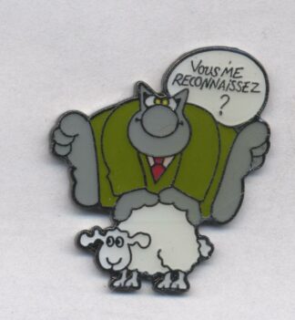 Le Chat de Geluck : Pin's Vous me reconnaissez ?