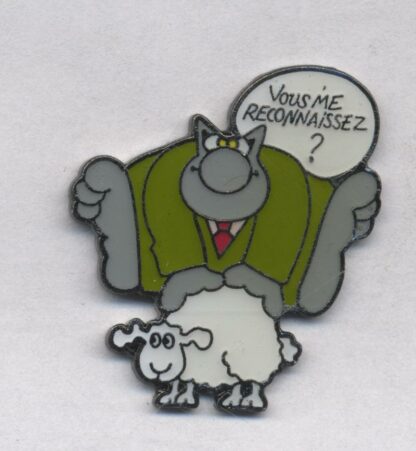 Le Chat de Geluck : Pin's Vous me reconnaissez ?