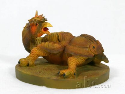 Matthias Grünewald, Statuette en résine, La Tentation de Saint Antoine, Monstre-reptile