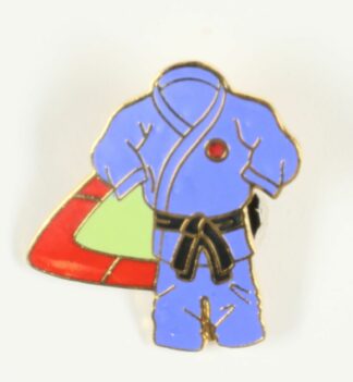 pin's, Kimono bleu, ceinture noire