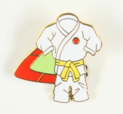 Pin's, Kimono, ceinture jaune