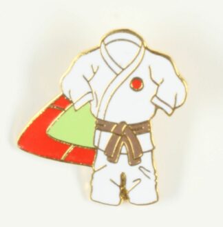 Pin's, Kimono, ceinture marron