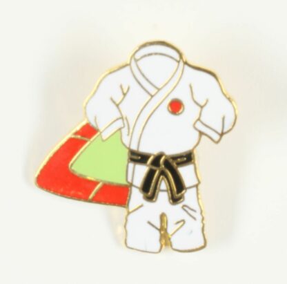 Pin's, Kimono, ceinture noire