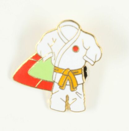 Pin's, Kimono, ceinture orange