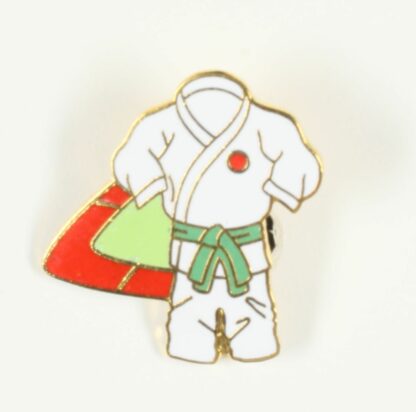 Pin's, Kimono, ceinture verte