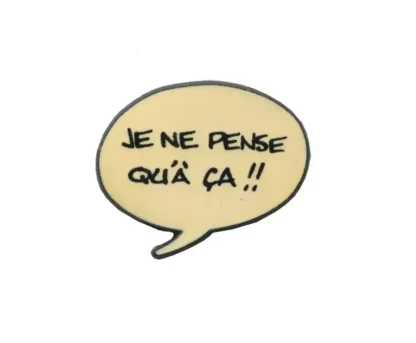 pins bulle bd je ne pense qu a ca corner
