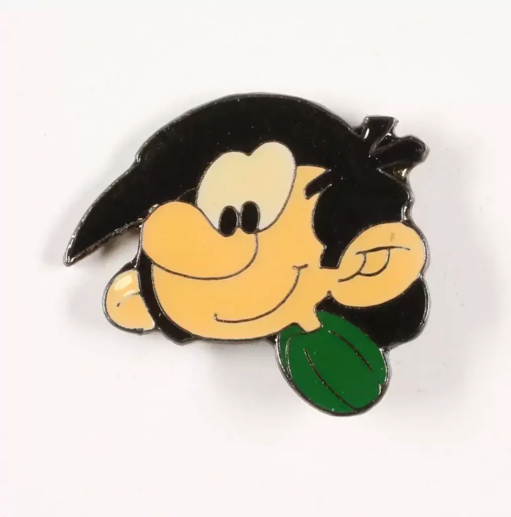 Pin’s Gaston Lagaffe tête édition Corner Franquin