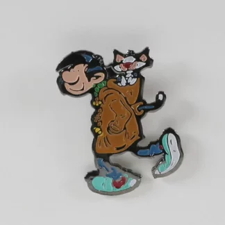 pin’s Gaston Lagaffe duffelcoat