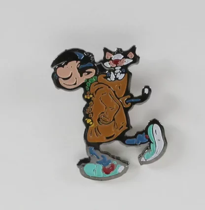 pin’s Gaston Lagaffe duffelcoat