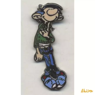 Pin’s Gaston Lagaffe Gaston heureux Franquin